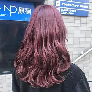 ミディアム カラー ヘアアレンジ Zina渋谷エリア マネージャShionのヘアスタイル