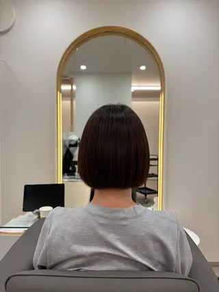 ミディアム 大西 博のヘアスタイル