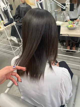 ミディアム 前橋 姫奈のヘアスタイル