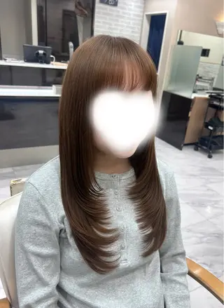 ロング 🍊小川実里🍊 /カラーレイヤーのヘアスタイル