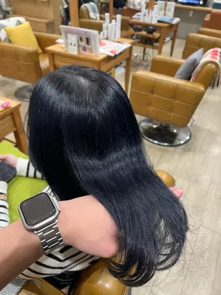 ミディアム カラー 土井 智哉のヘアスタイル