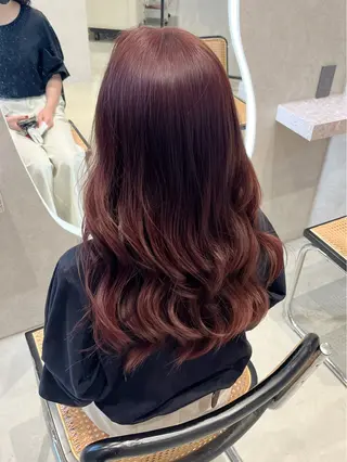 カラー 福島 果音のヘアスタイル