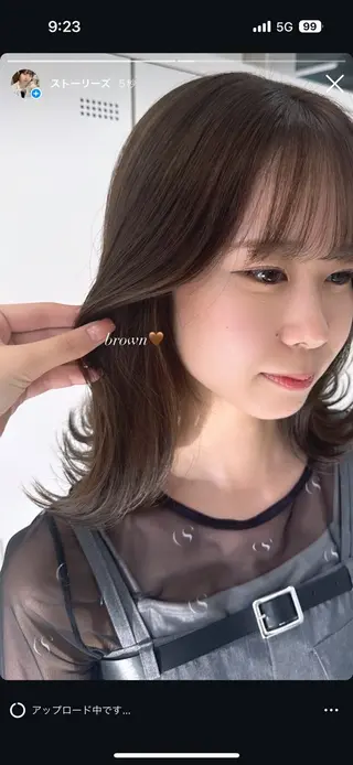 カラー noa🎀美髪縮毛/ 透明感カラーのヘアスタイル
