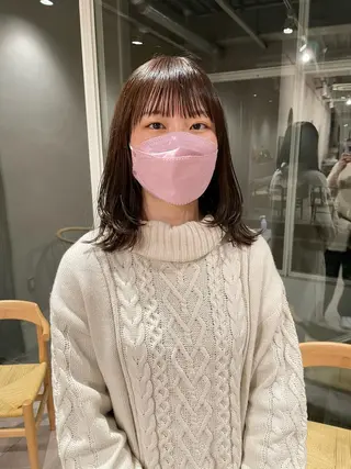 ミディアム 似合わせカット /カラー/たきのヘアスタイル