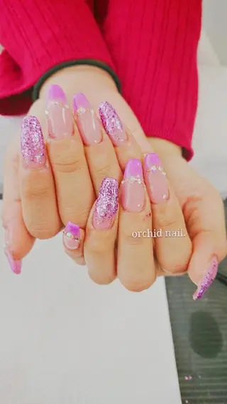 ネイル orchid ♡オーキッドのネイルデザイン