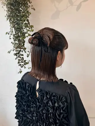 ヘアアレンジ 𝙎𝙚𝙞𝙧𝙖 ☆カット/パーマのヘアスタイル