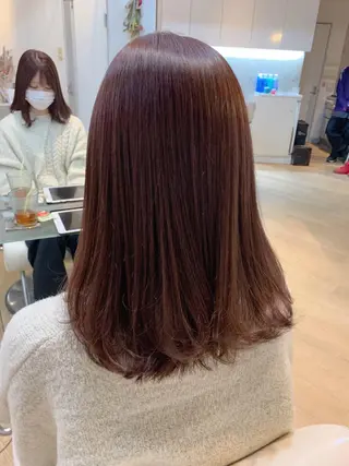 ミディアム MIA 菅原のヘアスタイル
