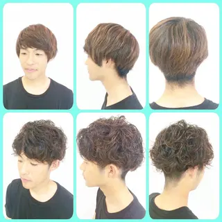 ショート パーマ メンズ Ｋ△Ｎ△♡かな ヘア&まつげのマツエク・マツパデザイン