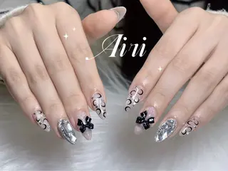 ネイル ネイルサロンAiri 長さ出し·シンプルのネイルデザイン