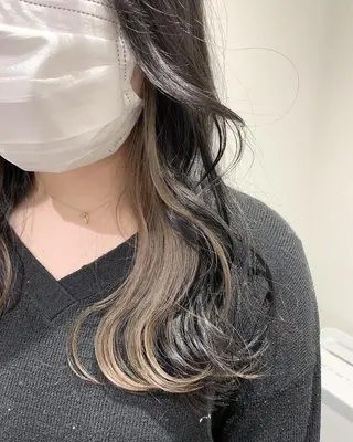 セミロング 亀川蓮 Agu hairのヘアスタイル