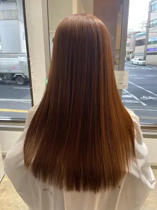 ロング パーマ 𝙃𝘼𝙍𝙐🎀 韓国×エクステのヘアスタイル