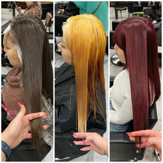 ロング カラー ショート/ウルフ カットモデル募集のヘアスタイル