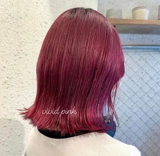 ミディアム カラー ヘアアレンジ 押切 響 のヘアスタイル