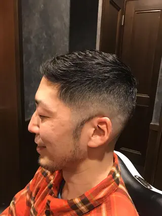 ショート プレミアムバーバー 表参道のヘアスタイル