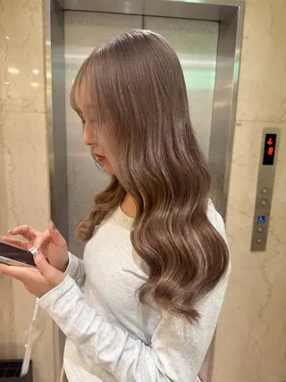 ロング カラー 梅田ハイトーンカラー 🎀riseのヘアスタイル
