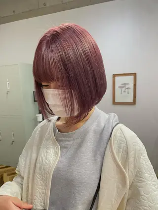 ショート カラー SHOTO ハイトー ン/ブロンドカラーのヘアスタイル