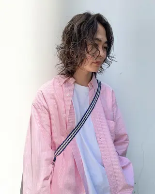 ミディアム パーマ tension 【テンション】のヘアスタイル