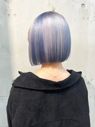 ショート カラー lani ブリーチ /ダブルカラーのヘアスタイル