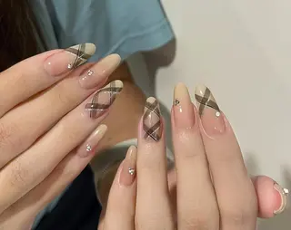 ネイル By moonネイル 🌷ワンホン/韓国風のネイルデザイン