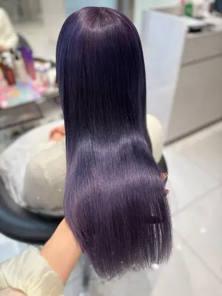 ロング Rin/寒色系カラー 🦋/うる艶ヘア🫧のヘアスタイル