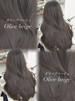 ロング カラー 韓国ヘア　紗希 🦋のヘアスタイル