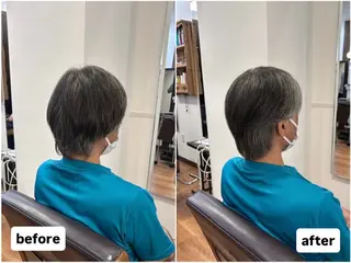 ショート メンズ 原田 歩実のヘアスタイル