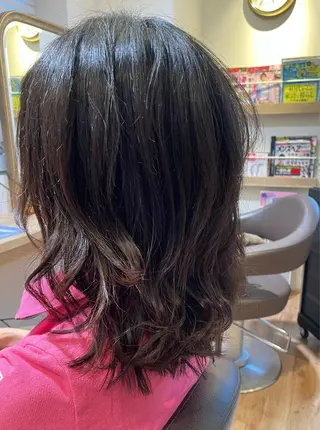 セミロング ヘアアレンジ 🍀ヘアケア特化 ナカザワのヘアスタイル