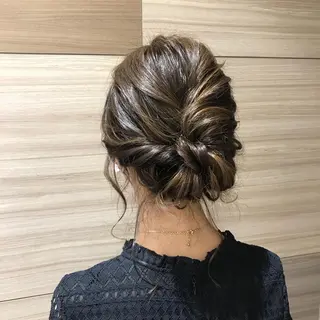 セミロング ヘアアレンジ ヘアセット/メンズ パーマChihoのヘアスタイル