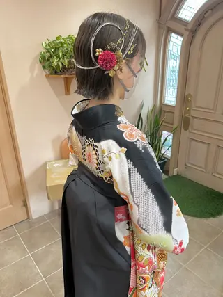 ショート ヘアアレンジ mayu .のヘアスタイル