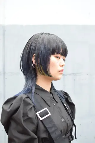 ミディアム カラー シオリ/toki ✂️ショート専門店のヘアスタイル