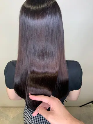 ロング Lee 甲子園のヘアスタイル