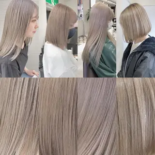 ロング カラー gisel エリナのヘアスタイル