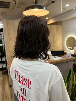 ミディアム パーマ 🪷𝙁𝙪𝙠𝙖 東川口🪷のヘアスタイル