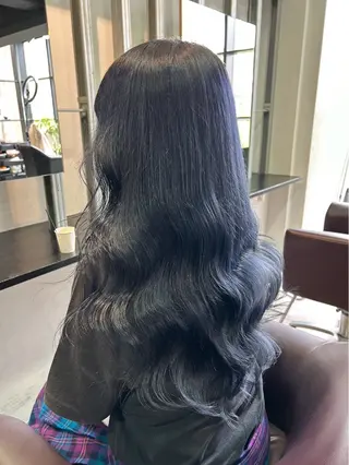 ロング 🩵透明感艶髪 縮毛矯正masa🩵のヘアスタイル