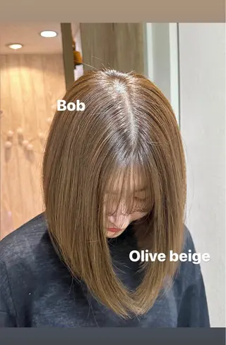 ミディアム cie りこのヘアスタイル