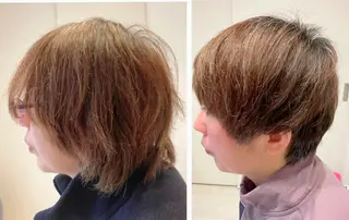ショート ウルフ・ハイレイヤー 🌟ナカノ・ユウヤのヘアスタイル