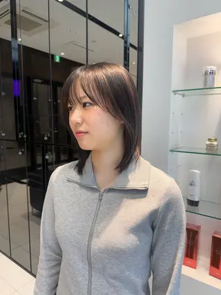 ミディアム keen吉祥寺🐆 レイヤー/NAO🩶のヘアスタイル