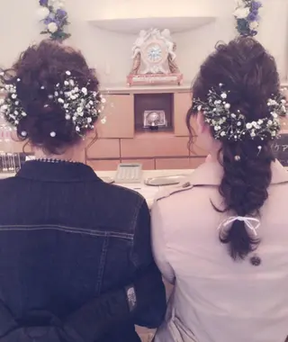 ミディアム カラー パーマ ヘアアレンジ マツエク・マツパ 韓国肌管理 ウプエステティックのエステ・リラクイメージ