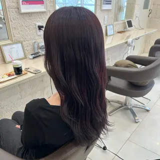 ロング カラー 安原 百愛のヘアスタイル