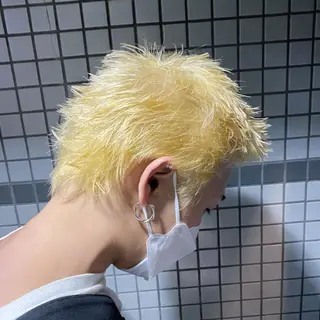 カラー メンズ ✂韓国レイヤー 🦋みやび🪽のヘアスタイル