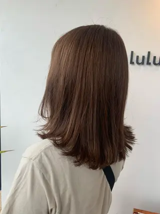ミディアム 青木 くるみのヘアスタイル