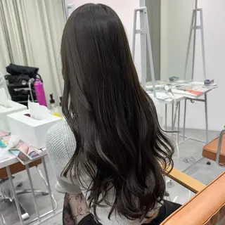 ロング カラー ヘアアレンジ ブリーチなしカラー /新百合ヶ丘/安形翔のヘアスタイル