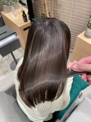 ロング 髪質改善＆美髪矯正 専門美容師:植原瑞樹のヘアスタイル