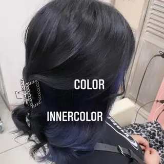 セミロング カラー エクステ🩵ブリーチ 韓国ヘア🩵KAEのヘアスタイル