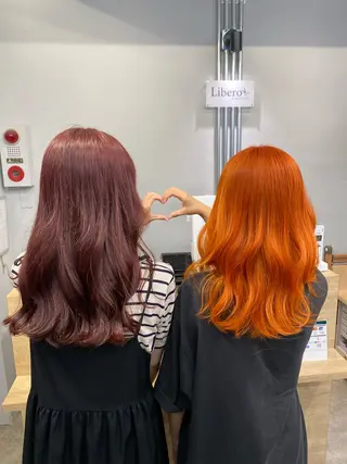 セミロング カラー 🐾Libero🐾 柏　KONOMIのヘアスタイル