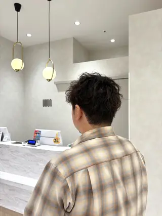 パーマ メンズ レディース募集中🎀 陸 愛夏のヘアスタイル