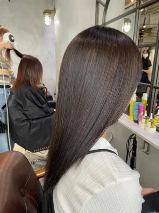 ロング カラー マンツーマン 髪質改善　工藤のヘアスタイル