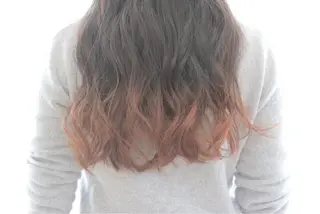 セミロング ロング カラー パーマ yoshi ☆のヘアスタイル