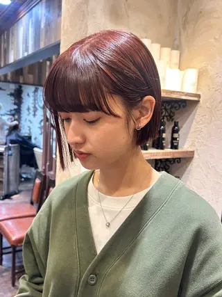 ショート 韓国メンズ特化 パーマSatskiのヘアスタイル