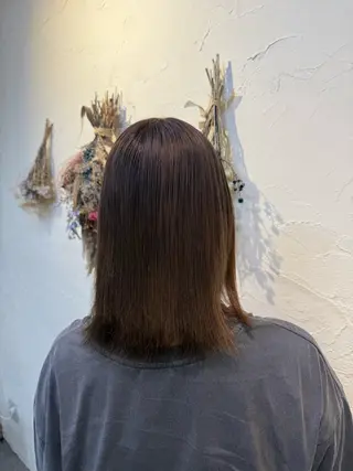 カラー 艶暖色/ベージュ SAKI💜のヘアスタイル